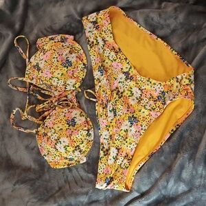 Yellow Bikini Plus NWOT